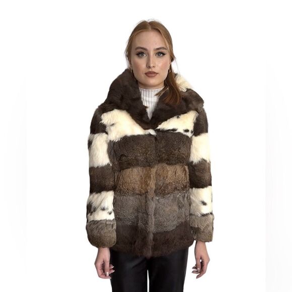 Vintage Jacques Saint Laurent Genuine Fur Coat * flaw - Picture 3 of 11